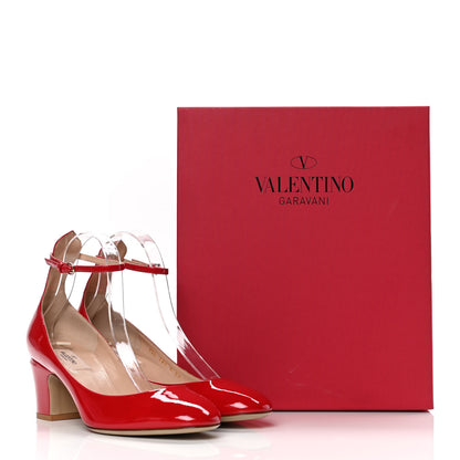 Valentino Garavani Patent Tan-Go Mary Jane 60mm Pumps 39 Rosso Valentino 10 of 10