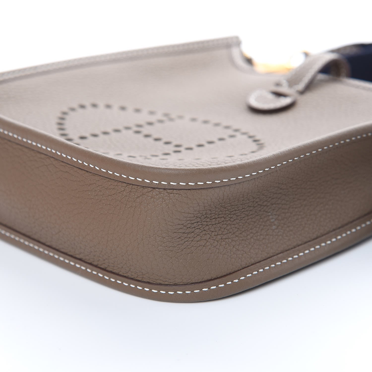 Hermes Taurillon Clemence Amazone Evelyne TPM Etoupe Bleu Indigo 10 of 11