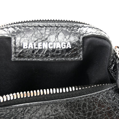 Balenciaga Agneau Arena Small Le Cagole Shoulder Bag Black 7 of 11
