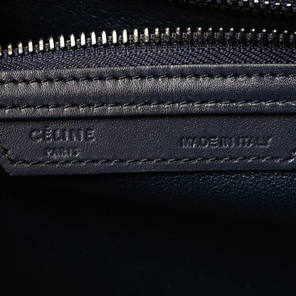 Celine Elephant Calfskin Mini Tri-Color Luggage Bright Orange 6 of 10