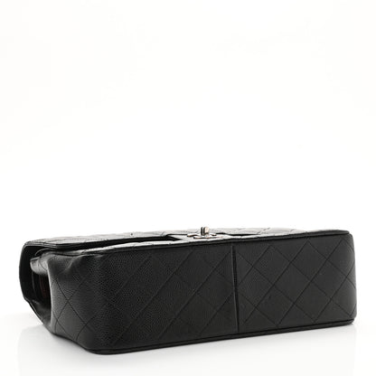 Chanel Caviar Quilted Jumbo Double Flap Black 5 of 11