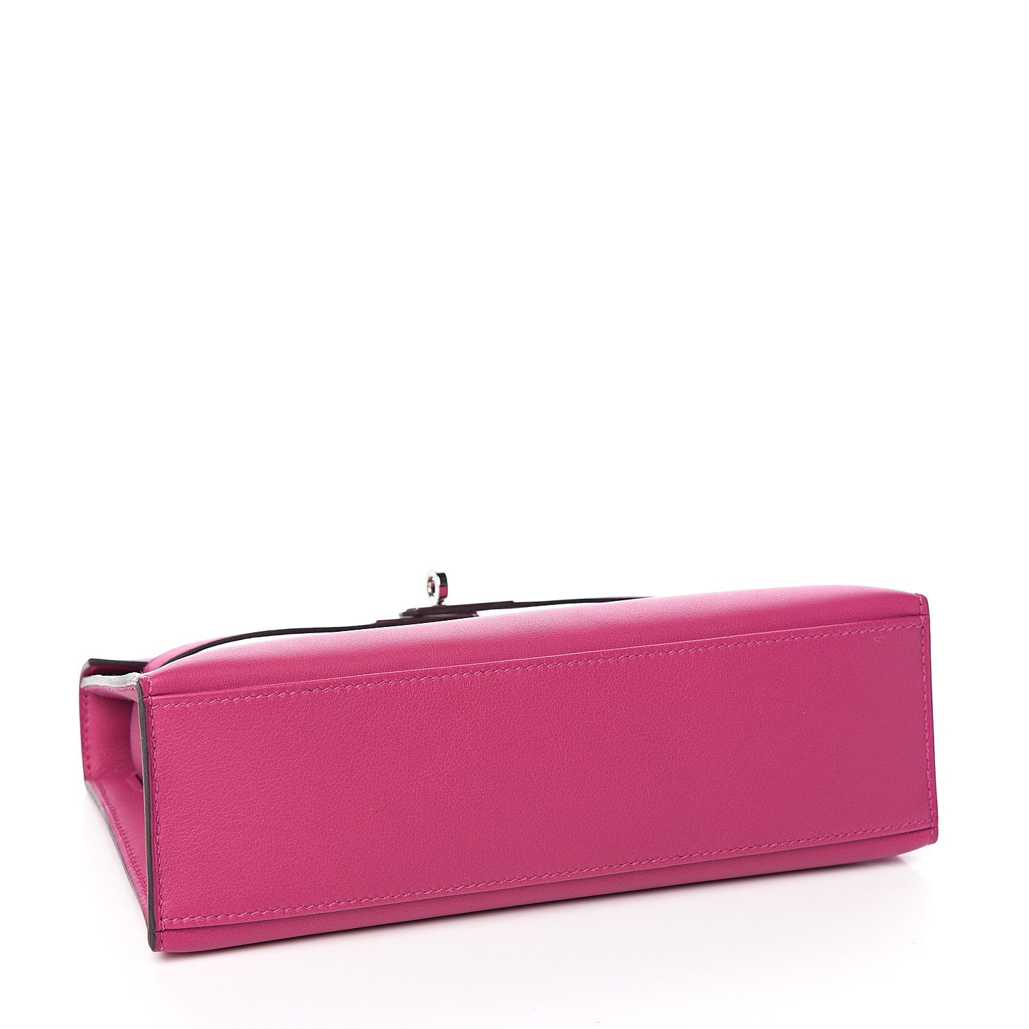 Hermes Swift Kelly Pochette Clutch Rose Pourpre 4 of 10