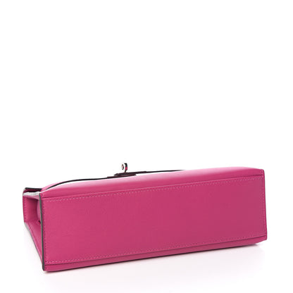 Hermes Swift Kelly Pochette Clutch Rose Pourpre 4 of 10