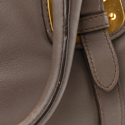 Prada Soft Calf Shopping Satchel Bag Bambu 14 of 14