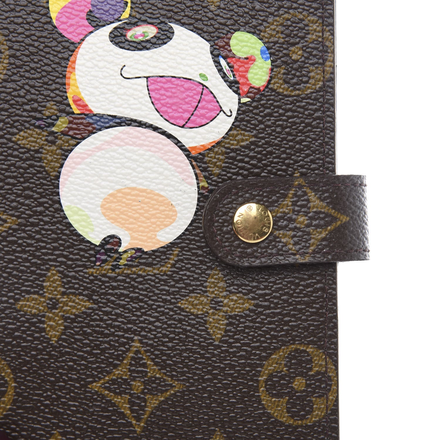 Louis Vuitton Monogram Panda Small Ring Agenda Cover 6 of 7