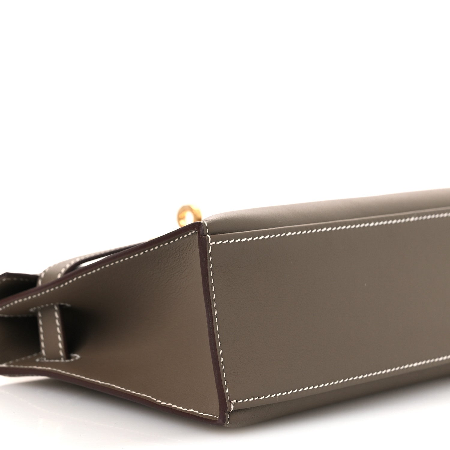 Hermes Swift Kelly Pochette Clutch Etoupe 9 of 12