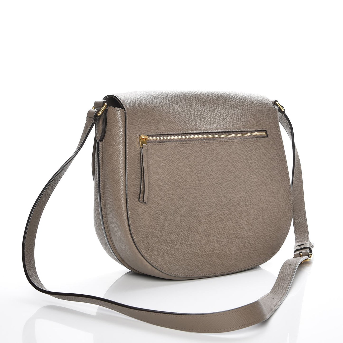 Grained Calfskin Medium Trotteur Taupe