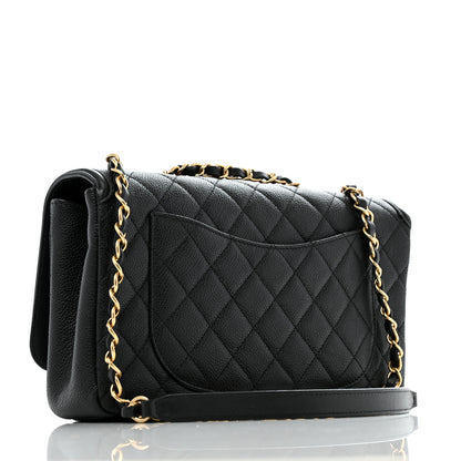 Chanel Caviar Quilted Medium CC Filigree Flap Black 3 of 12