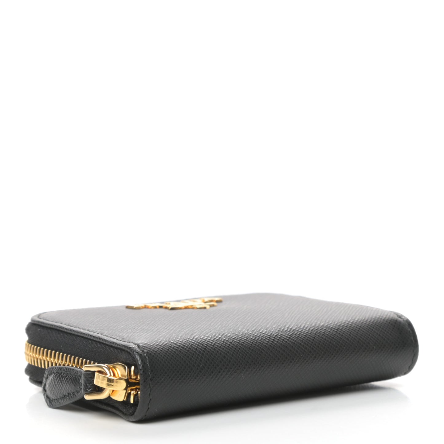Saffiano Metal Coin Purse Black