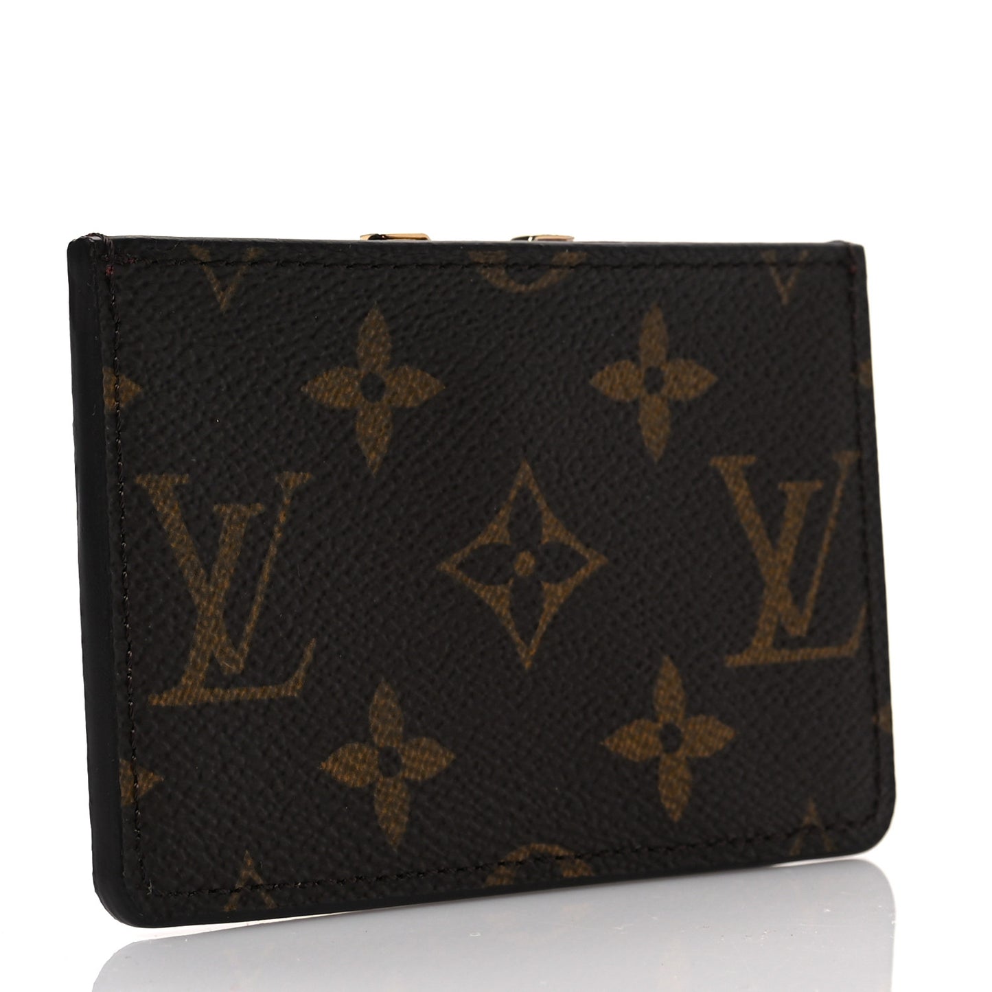 Calfskin Monogram Kimono Tote Card Holder Cherry
