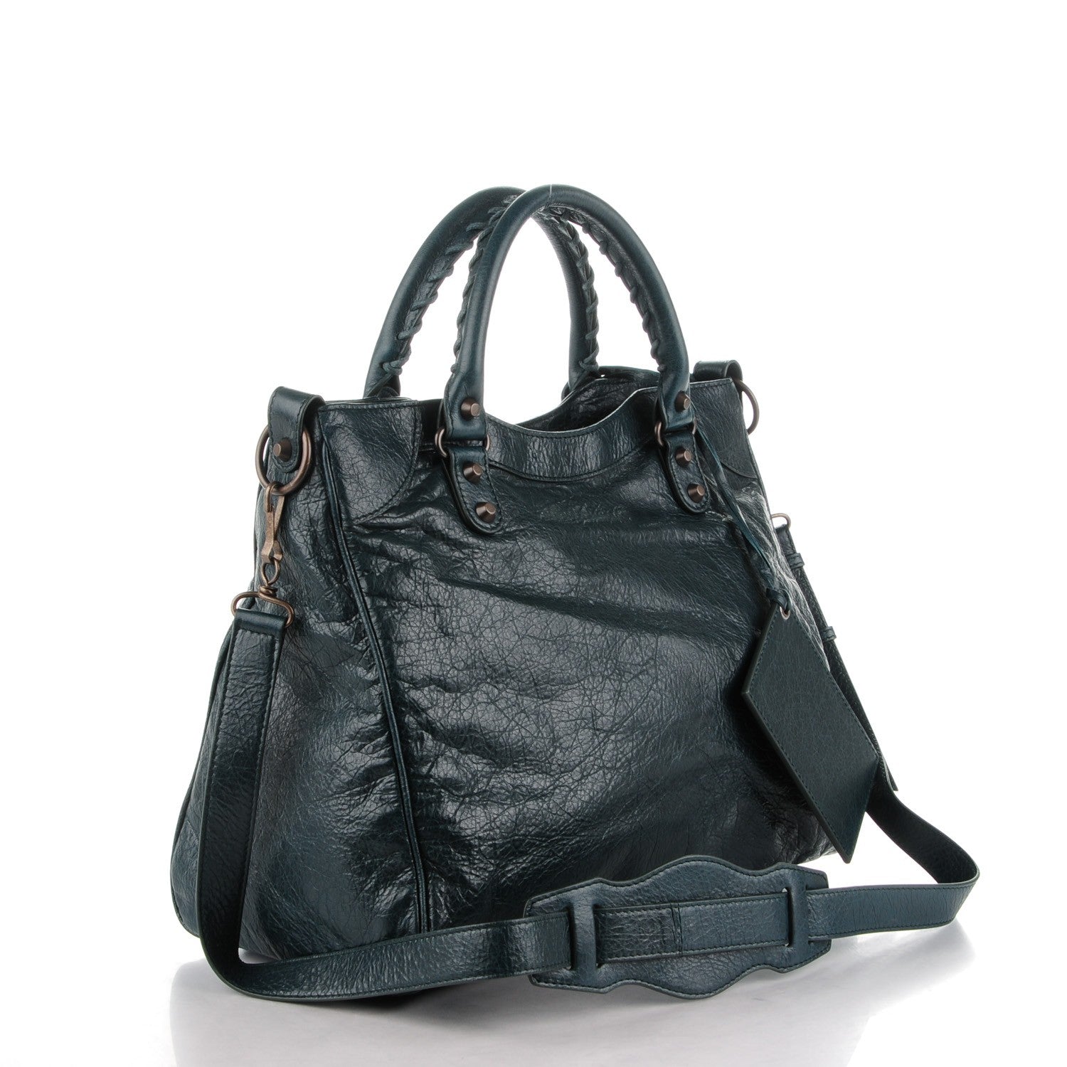 Balenciaga Agneau Classic Hardware Velo Vert Pinede 3 of 8
