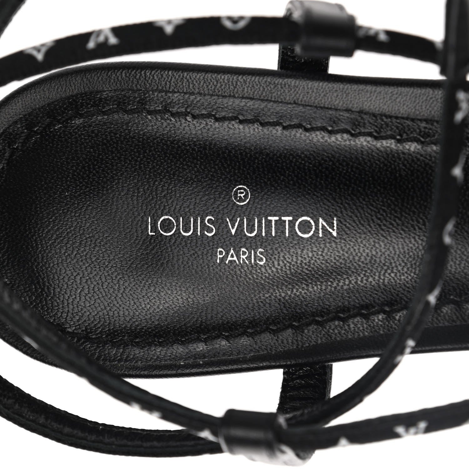 Louis Vuitton Citizen Thong Sandal 38 Black 7 of 7