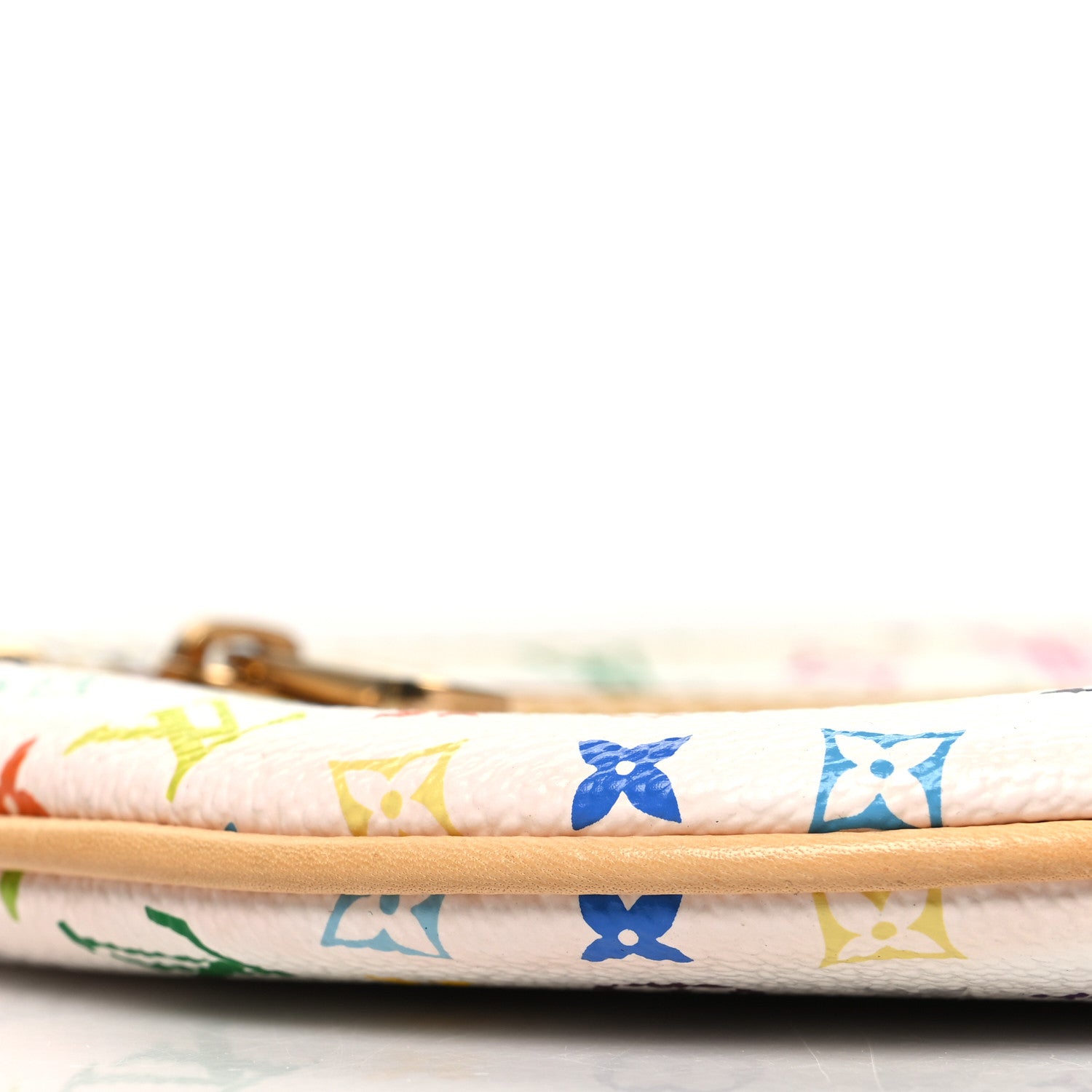 Louis Vuitton Monogram Multicolor Pochette Plate GM White 9 of 10