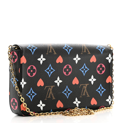 Louis Vuitton Game On Felicie Chain Wallet Black 4 of 10