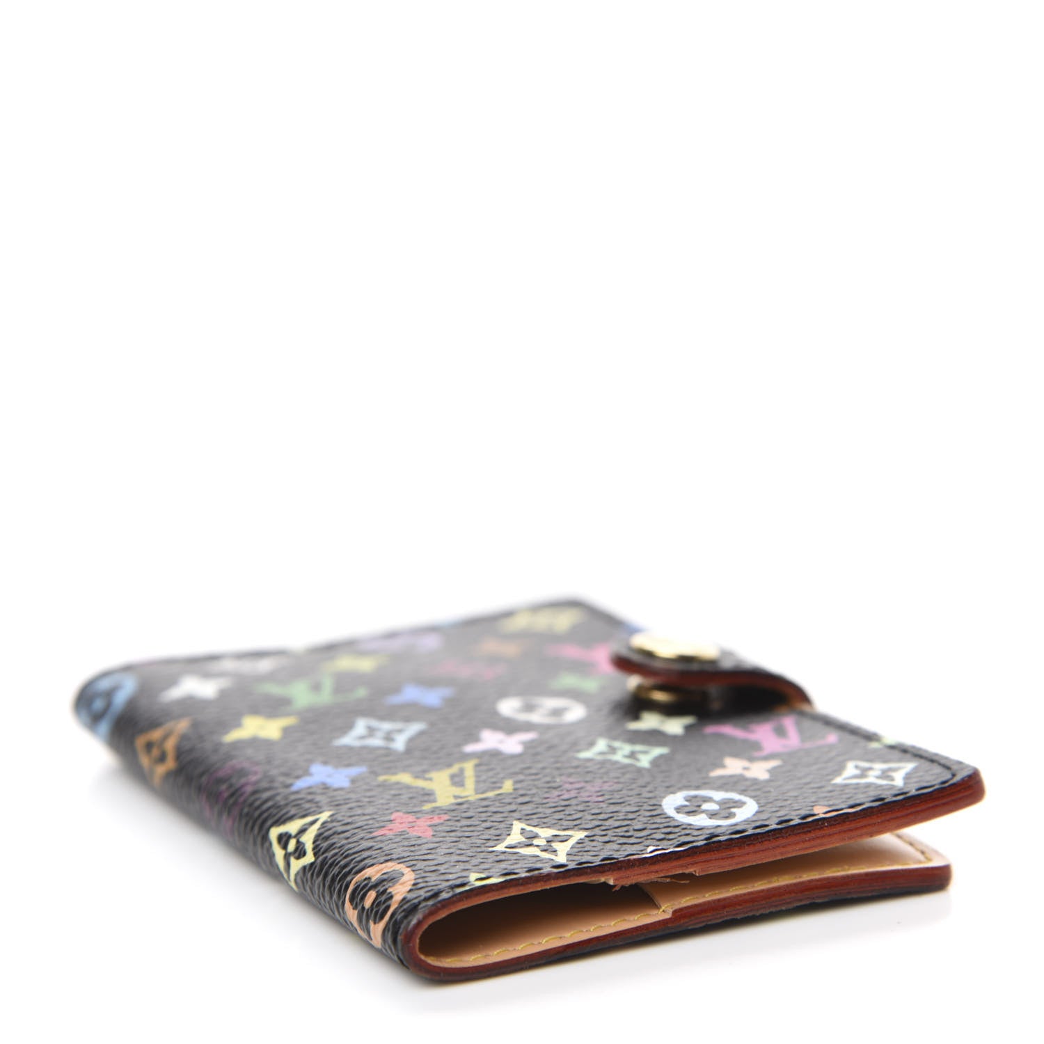 Louis Vuitton Monogram Multicolor Carnet de Bal Mini Agenda Cover Black 4 of 6