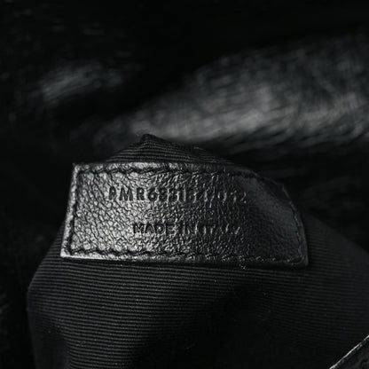Saint Laurent Crinkled Calfskin Matelasse Monogram Medium Niki Chain Satchel Black 7 of 12