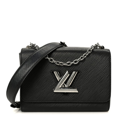 Louis Vuitton Epi Twist Shoulder Bag MM Black 1 of 9