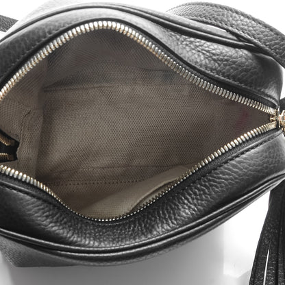 Gucci Pebbled Calfskin Small Soho Disco Bag Black 5 of 11