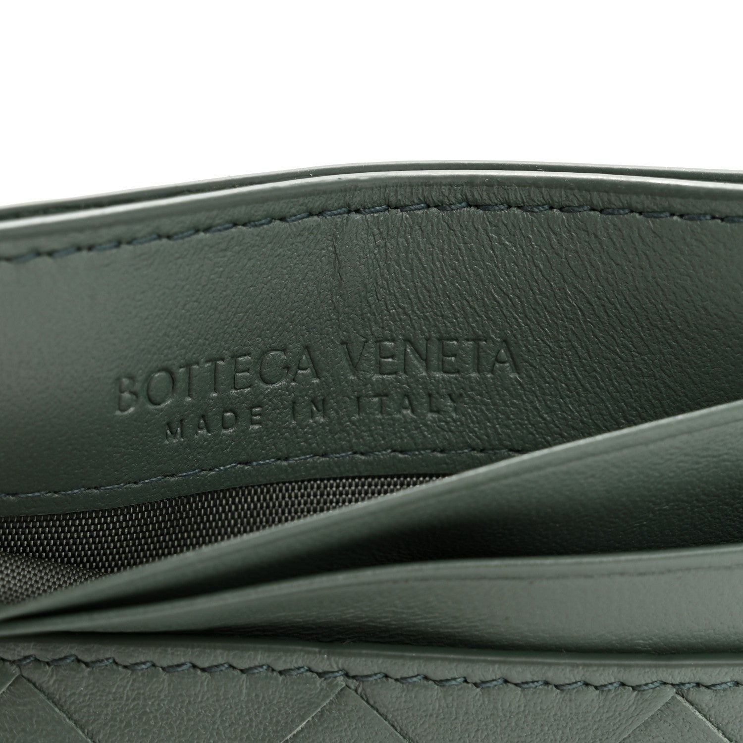 Bottega Veneta Nappa Intrecciato Card Holder Aloe 6 of 8