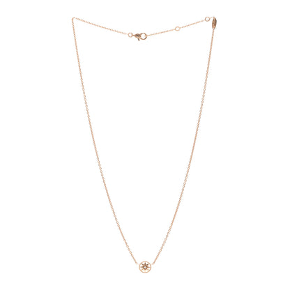 Christian Dior 18K Rose Gold Diamond XS Rose Des Vents Necklace 3 of 6