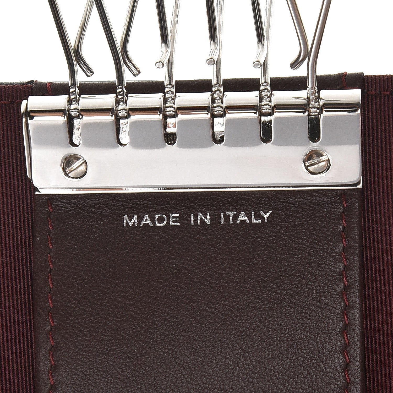 Chanel Lambskin Quilted 6 Key Holder Black 7 of 8