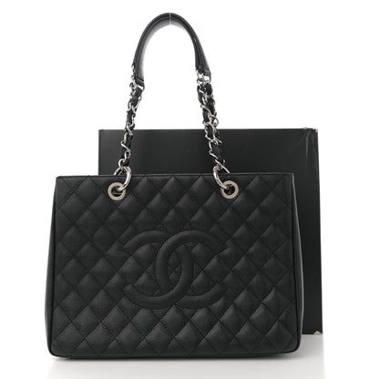 Chanel Caviar Quilted Grand Shopping Tote GST Black 11 of 11