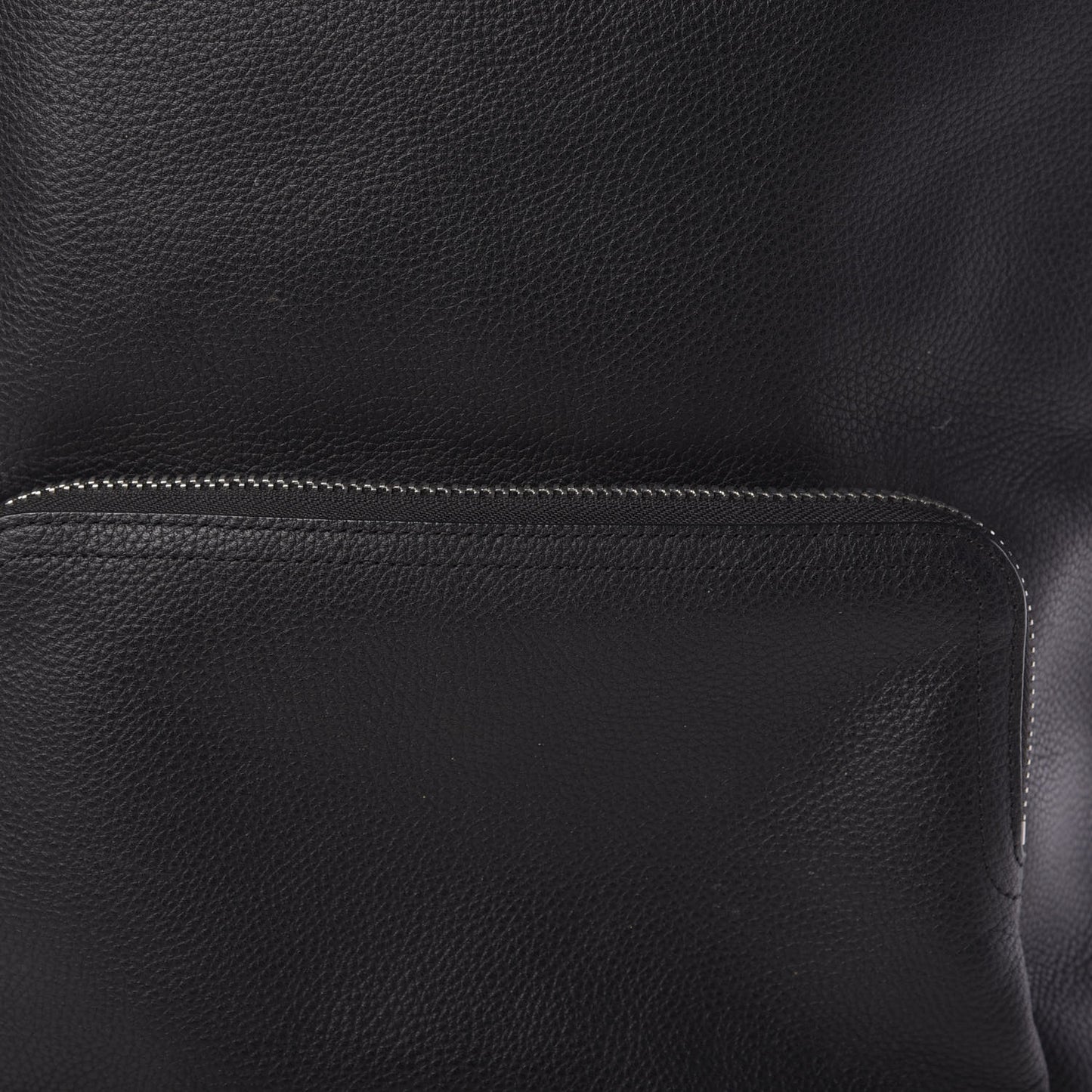 Pebbled Calfskin Abbeydale Simple Backpack Black