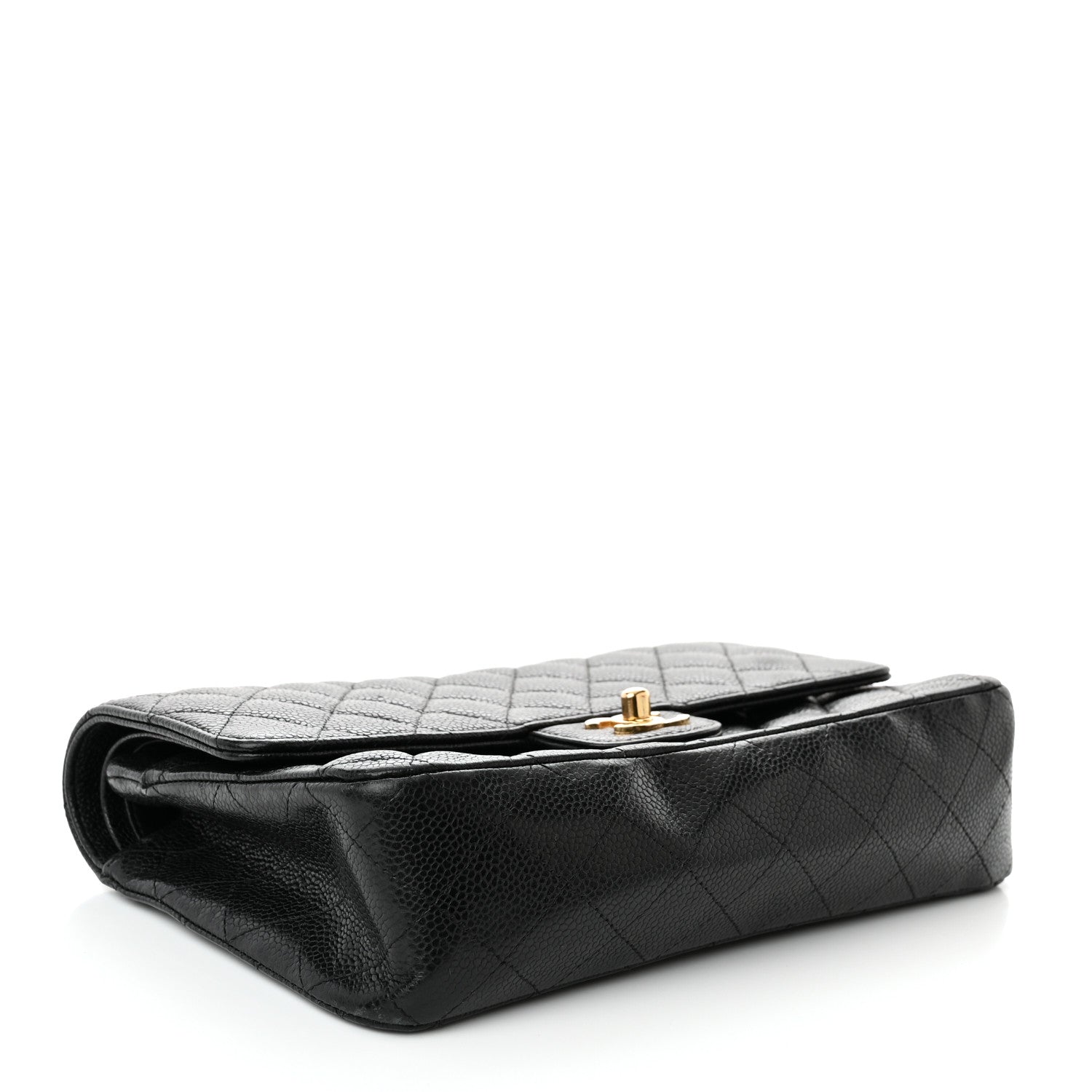 Chanel Caviar Quilted Medium Double Flap Black 4 of 13