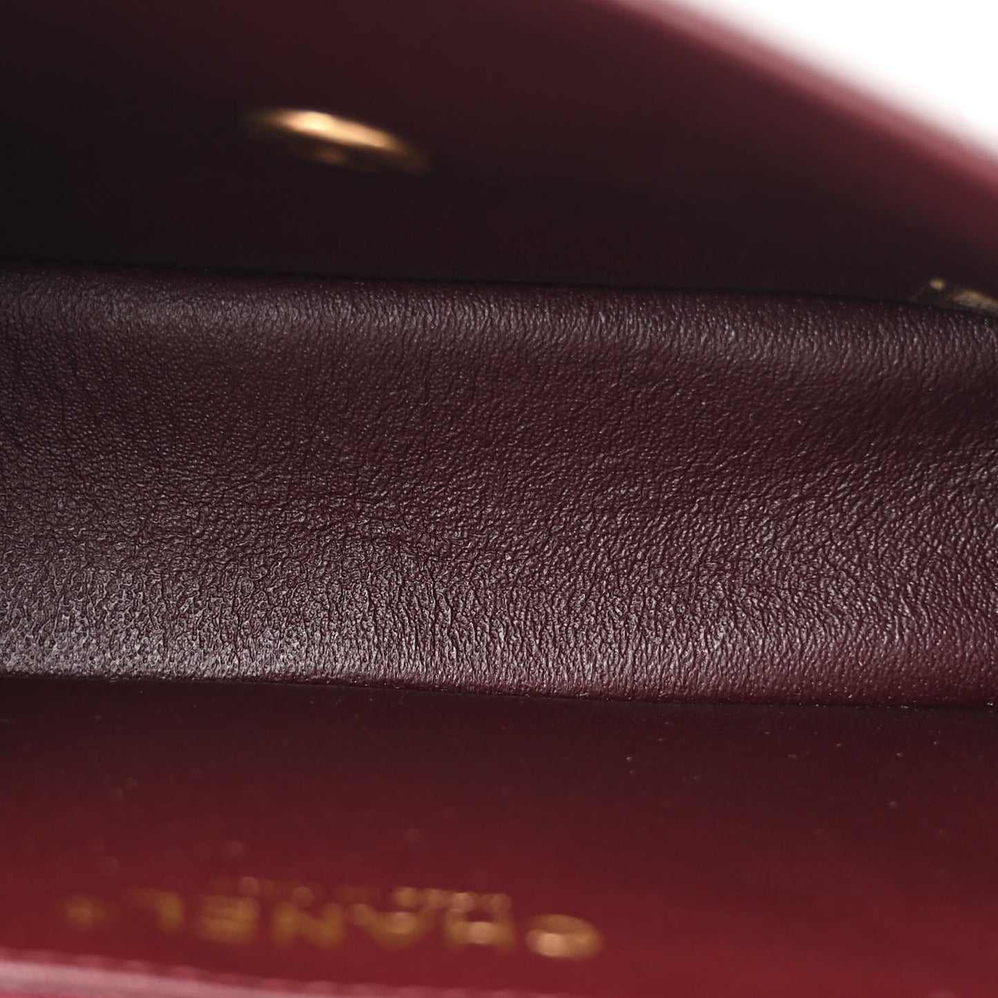 Lambskin Quilted Mini Two Tone Day Flap Grey Burgundy