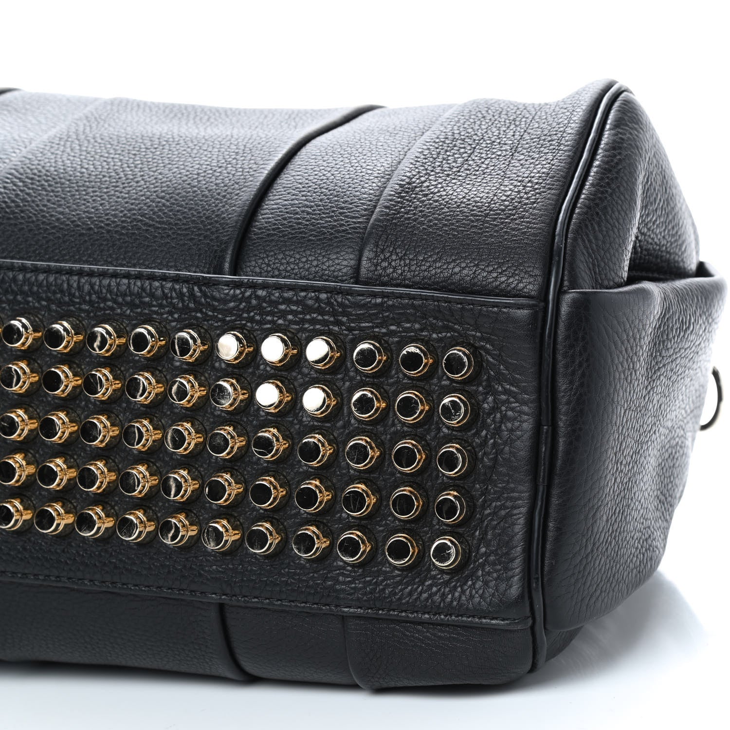 Alexander Wang Pebbled Lambskin Rocco Black Pale Gold Hardware 6 of 7