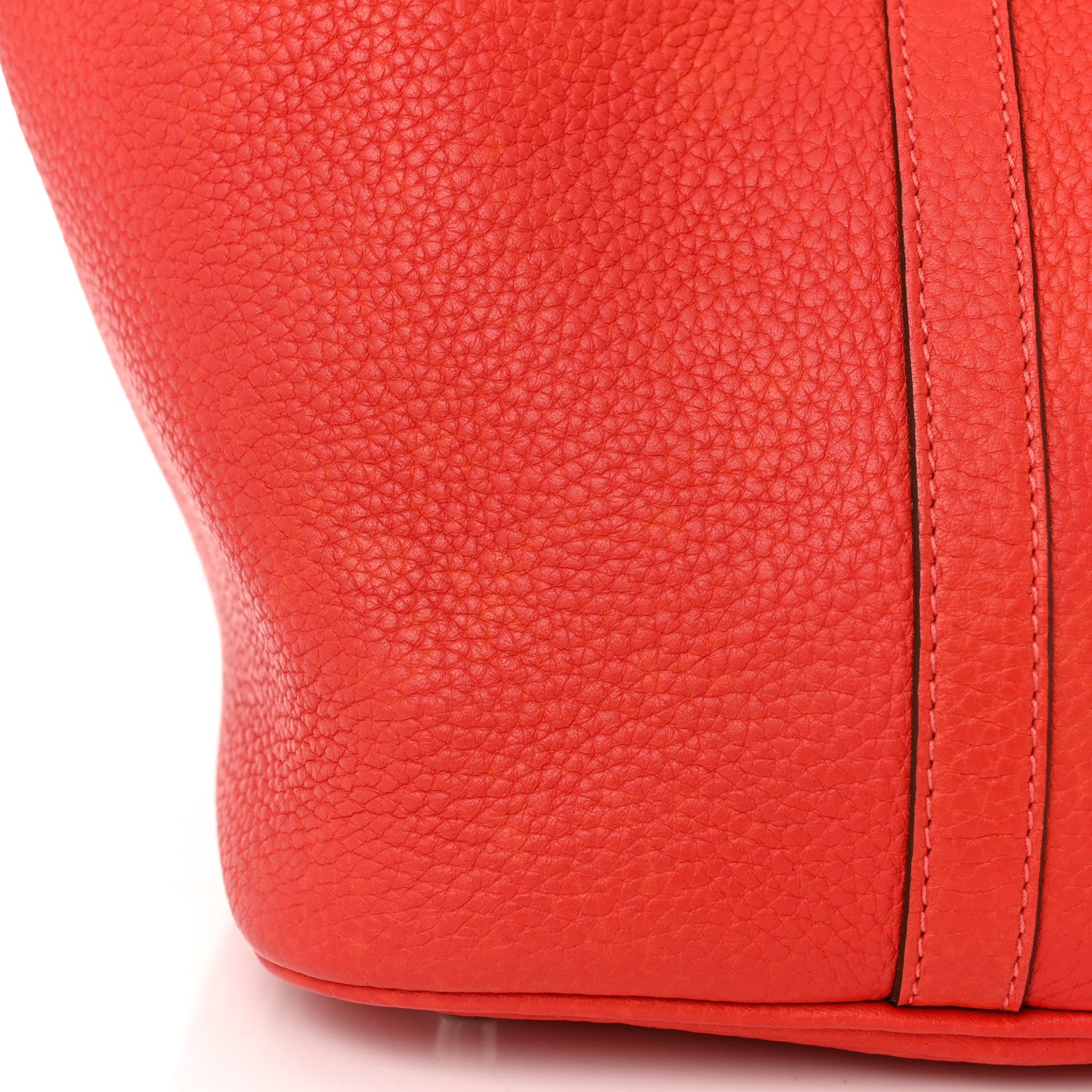 Hermes Taurillon Clemence Picotin Lock 22 MM Rouge Pivoine 11 of 12