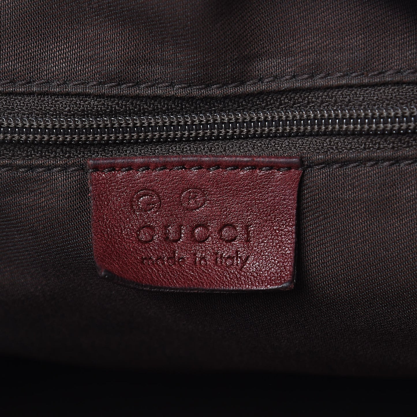 Guccissima Medium Horsebit Chain Hobo Red