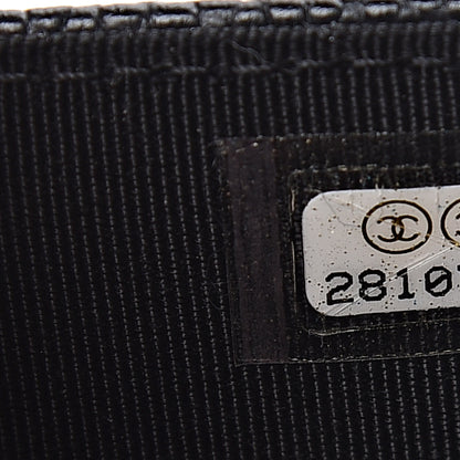 Chanel Caviar Quilted Flap Card Holder Wallet Black 8 of 9