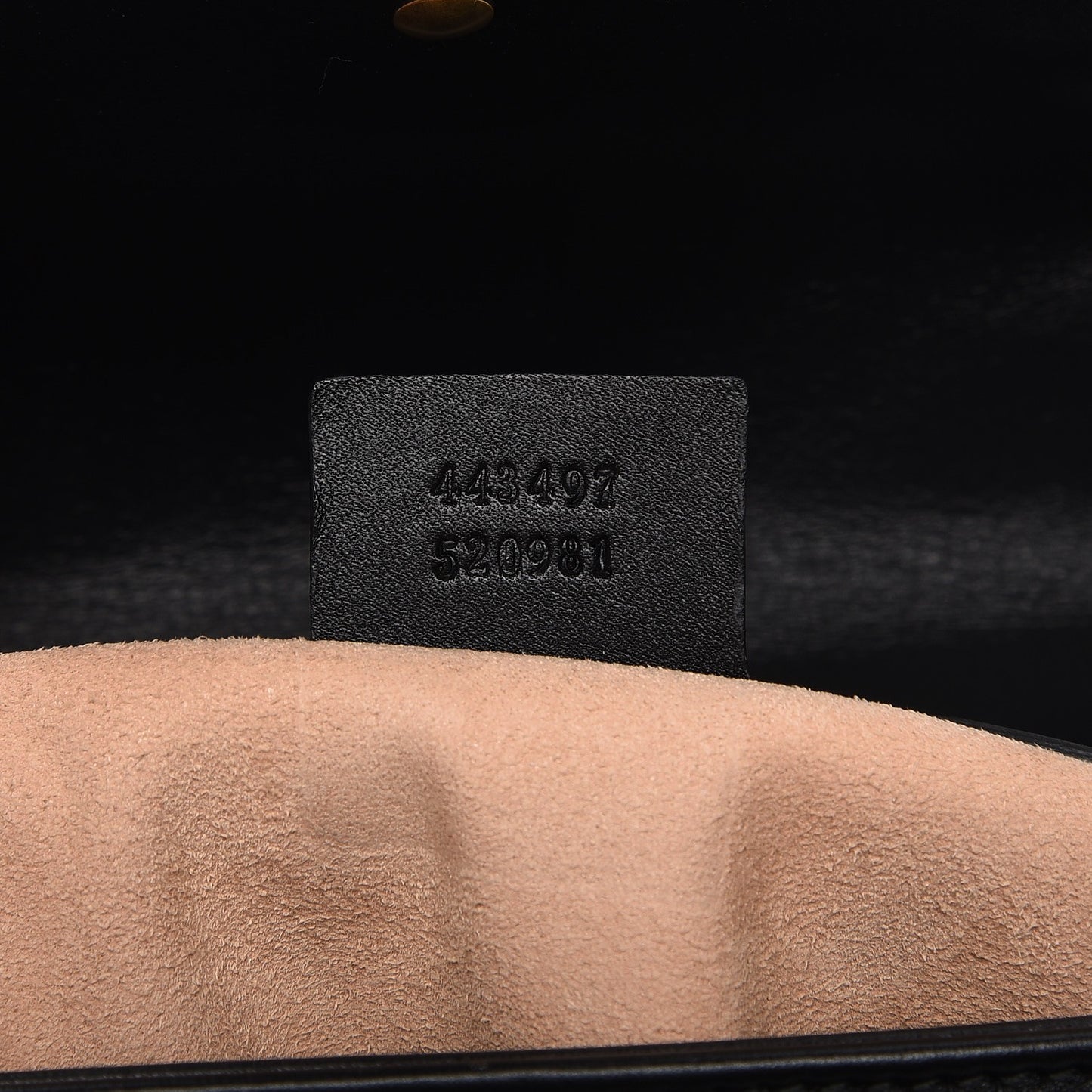 Calfskin Matelasse Small GG Marmont Shoulder Bag Black