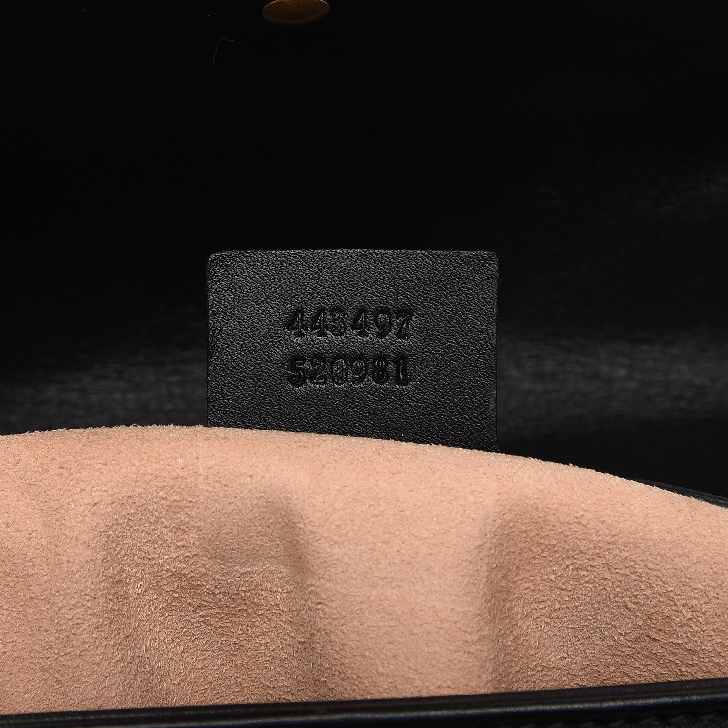 Gucci Calfskin Matelasse Small GG Marmont Shoulder Bag Black 7 of 9