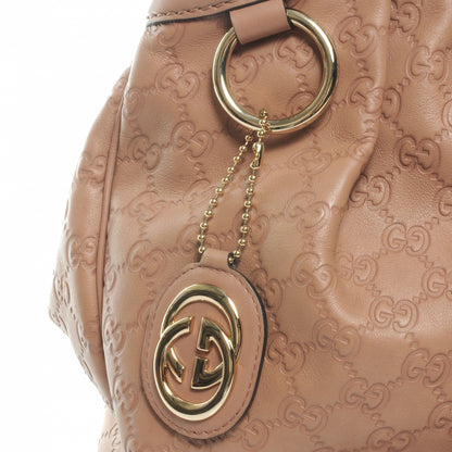 Gucci Guccissima Large Sukey Tote Winter Rose 3 of 8