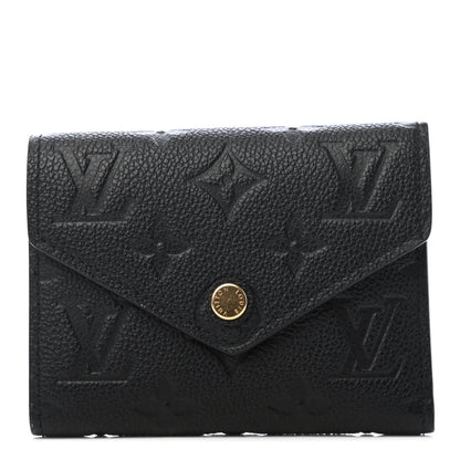 Louis Vuitton Empreinte Victorine Wallet Black 1 of 8