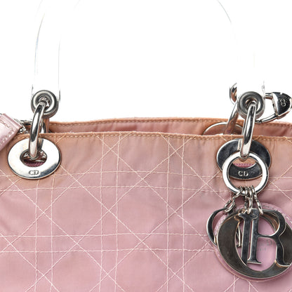 Christian Dior Satin Cannage Medium Lady Dior Pink 10 of 10