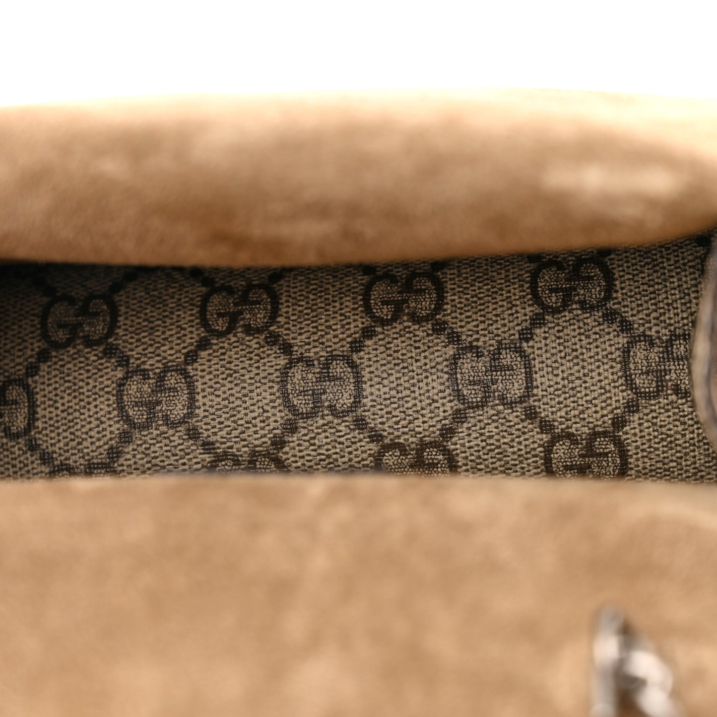 GG Supreme Monogram Mini Dionysus Top Handle Bag Taupe
