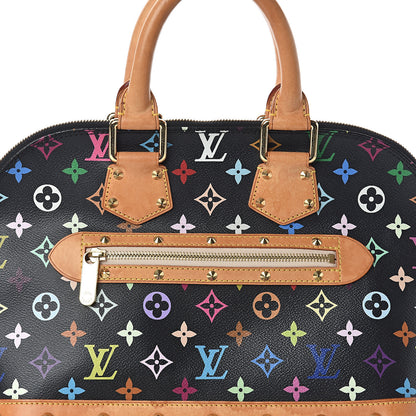 Louis Vuitton Monogram Multicolor Alma Black 6 of 9