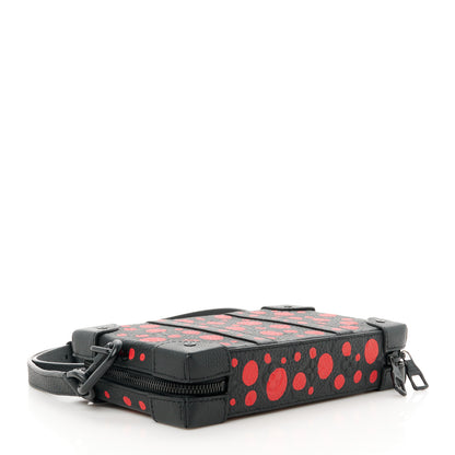 Louis Vuitton LV X YK Taurillon Monogram Soft Trunk Wallet Black Red 4 of 9