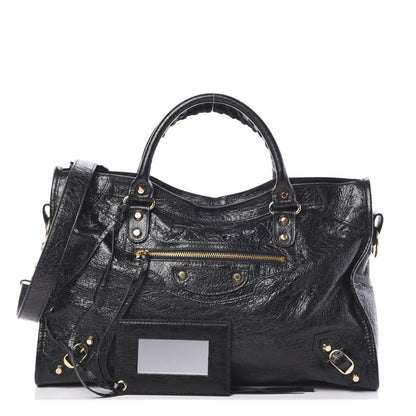 Balenciaga Agneau Classic Gold Hardware City Black 1 of 9