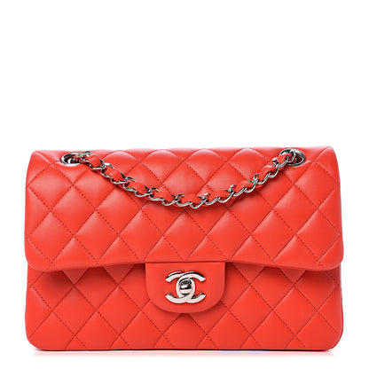 Chanel Lambskin Quilted Small Double Flap Red 1 of 9