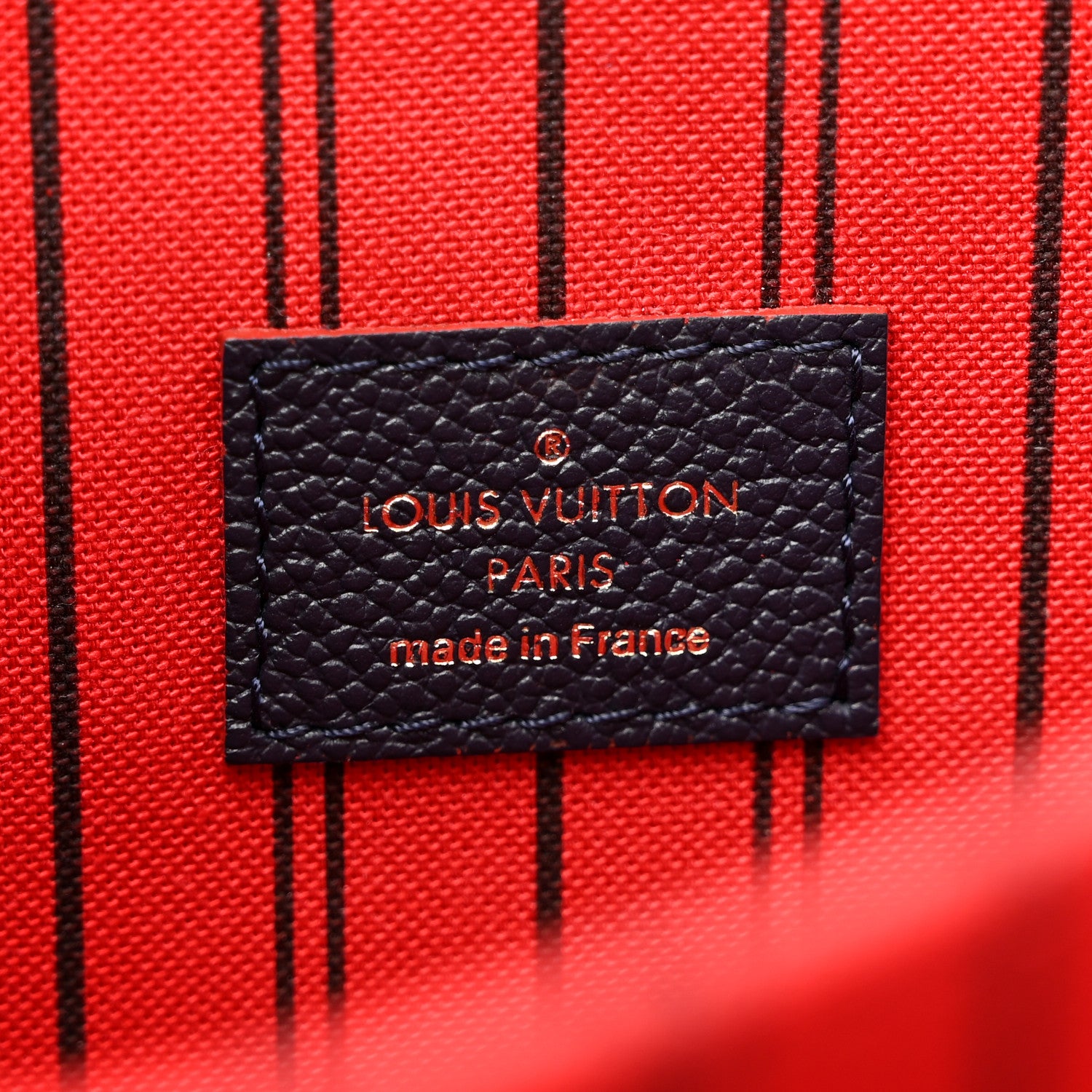 Louis Vuitton Empreinte Pochette Metis Marine Rouge 6 of 10