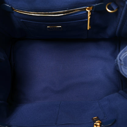 Prada Canapa Logo Tote Bluette 4 of 8
