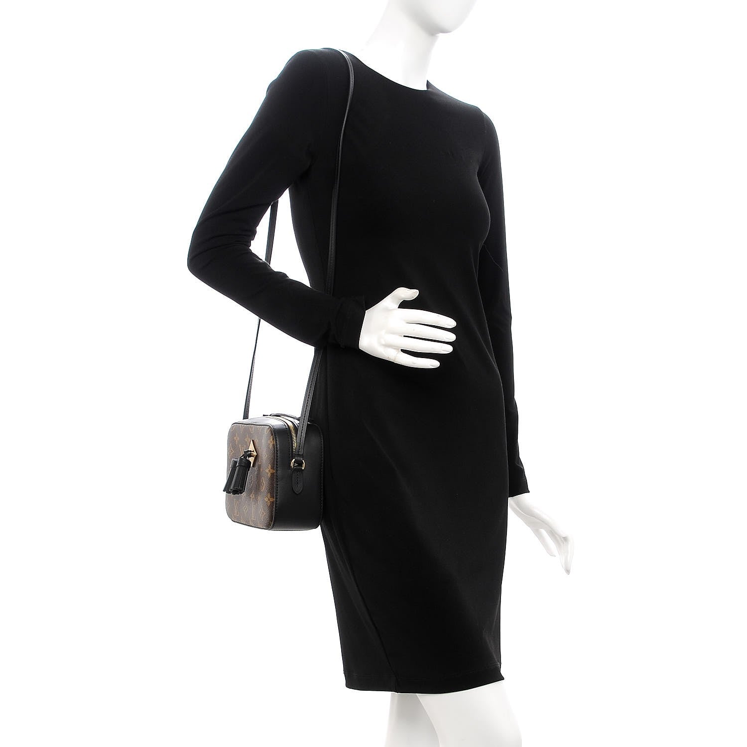 Louis Vuitton Monogram Saintonge Black 2 of 8
