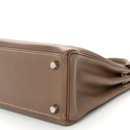 Hermes Swift Kelly Retourne 25 Etoupe 10 of 14