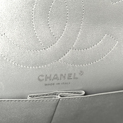 Chanel Metallic Canvas Space Charms 2.55 Reissue 226 Flap Silver 6 of 10