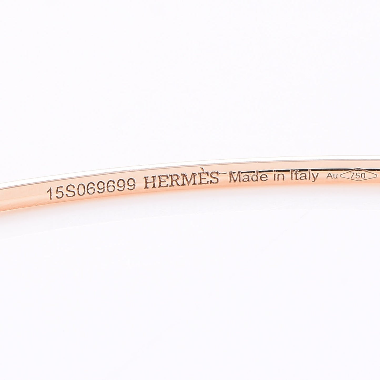 18K Rose Gold PM Ronde Chaine d'Ancre Bracelet SH