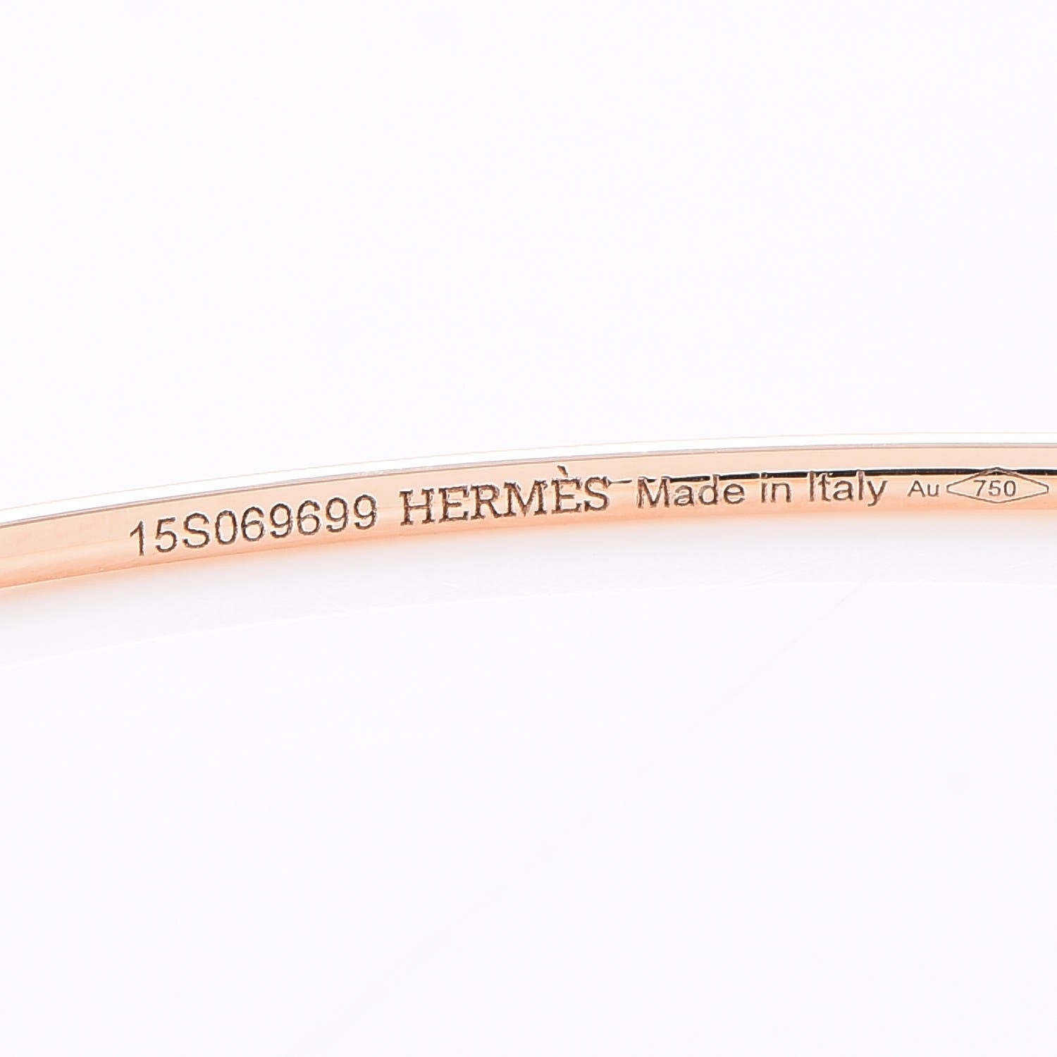 Hermes 18K Rose Gold PM Ronde Chaine d'Ancre Bracelet SH 5 of 8